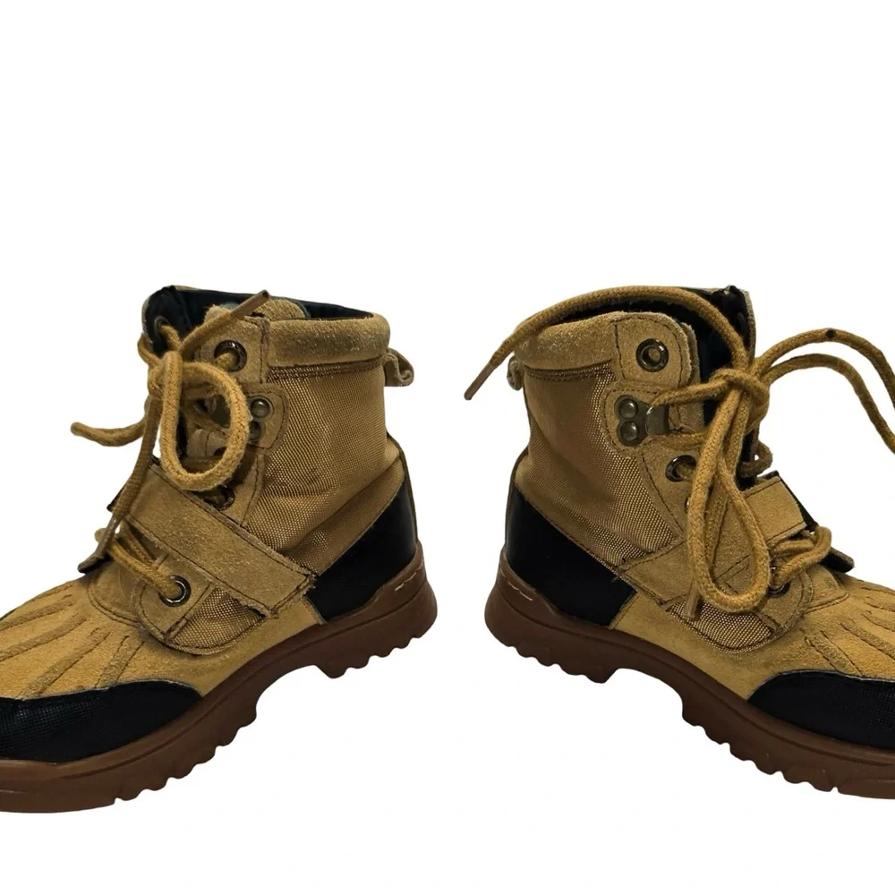 Polo Ralph Lauren Duck‎ Boots Tan Workwear Boys Size 11